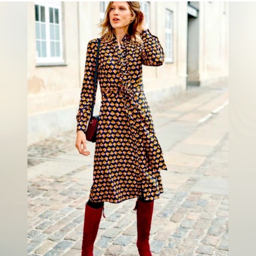 Boden Leaf dress